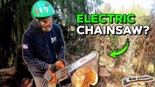 Is This NEW Electric Chainsaw Any Good Husqvarna T542i XP Review [upl. by Fortunia]