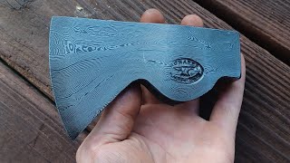 Forging a damascus axe [upl. by Iolanthe413]