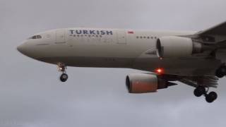 A330 amp A340 Landing 27L  ATIS  Heathrow Airport [upl. by Julienne]