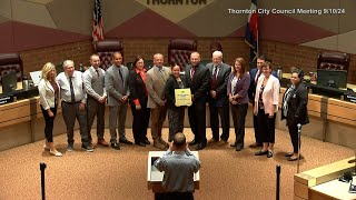 Thornton360 City Council Recap  September 11 2024 [upl. by Nnylyrehc]