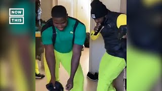 Jamaicas Olympic Bobsled Team Dances Away Shorts [upl. by Nailuj]