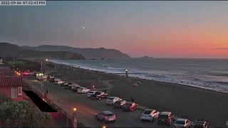 UFO spotted on Mori Point Pacifica CA web cam 06092022 [upl. by Brey972]