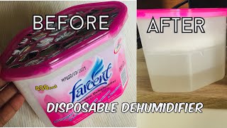 Anti  mold and bad odor  Dehumidifier  Before and after [upl. by Allemac752]