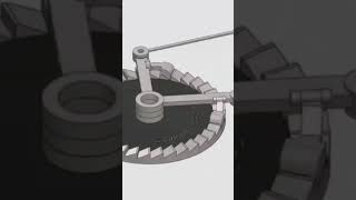 TRANSLATIONAL TO ROTATIONAL MOTION  MOTION STUDY  SOLIDWORKS [upl. by Cramer]