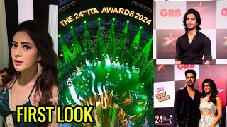 FIRST LOOK of ITA AWARDS 2024 Red Carpet  Anupamaa Jhanak itaawards2024 jhanak yrkkh [upl. by Gibe]