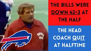 The Coach Who QUIT in the MIDDLE OF A GAME  Jim Ringo 1977 Bills [upl. by Goldner]