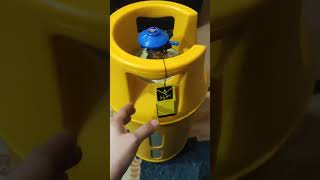 LPG composite cylinder 12kg unboxing lpgcylinder burhangas fibercylinder winter gas [upl. by Annoyi]