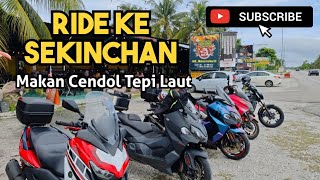 Ride Makan Tengahari ke Sekinchan  Makan Cendol motovlogger scooter [upl. by Eded]