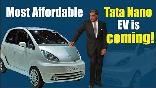 Tata Nano Electric Car  Range 160km  Affordable Electric Car in India  Electric Vehicles India [upl. by Rosinski]