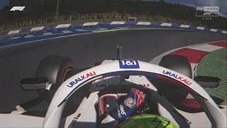 F1 2021 Mick Schumacher Onboard Cam flying lap through Austria assettocorsa [upl. by Agnizn]