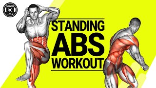 Standing Ab Exercises are the Fastest Way to Get Sixpack Abs [upl. by Ilario707]