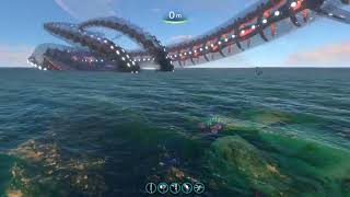 Subnautica Gargantuan leviathan mod LINK IN DESCRIPTION [upl. by Acirt]