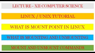 WHAT IS MOUNT POINT IN LINUX  WHAT IS MOUNTING AND UNMOUNTING  MOUNT AND UNMOUNT COMMANDS [upl. by Abroms159]