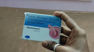 Chymomerg D Tablet Uses amp SideeffectsTrypsin Bromelain Rutosidetrihydrate amp Diclofenac Sodium [upl. by Leahcimaj]