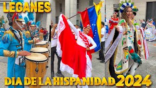 El Gran Desfile por el Día de la Hispanidad Leganes Madrid 2024 [upl. by Emmons819]