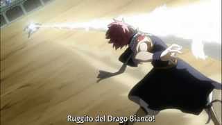 Fairy Tail AMV Natsu and Gajeel vs Sting and Rogue full fight Breaking Benjamin Breath [upl. by Atikehs]