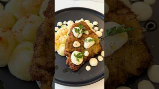 Classic Milanesa Argentina with Mashed Potato amp Lemon Aioli cooking recipe milanesa [upl. by Rogozen]