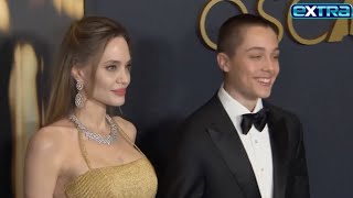 Angelina Jolie amp Brad Pitt’s Son Knox Makes RARE RedCarpet Appearance [upl. by Mandych882]