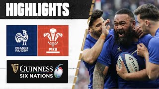 HIGHLIGHTS  France v Wales  2023 Guinness Six Nations [upl. by Aljan232]