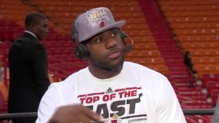 LeBron James quotCalls Outquot Dwyane Wade amp Chris Bosh [upl. by Suirred]