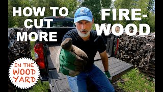 How to cut MORE Firewood  386 [upl. by Artenak]