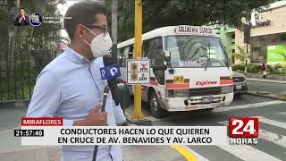 Lucho Cáceres explota contra conductor de bus que ocasionó tráfico en Miraflores [upl. by Blim46]