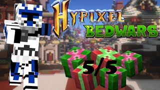 55 ALL PRESENTS BEDWARS LOBBY UPDATE  Hypixel Christmas 2023 [upl. by Marya]