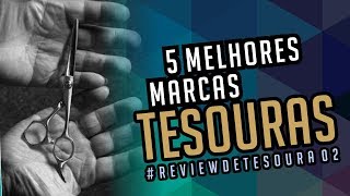 As Melhores tesouras de cortar cabelo REVIEWDETESOURAS 02 [upl. by Malachi]