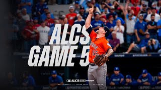 Cinematic Recap ALCS Game 5 vs Rangers  Houston Astros [upl. by Lerual]