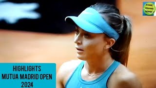 COCO GAUFFPAULA BADOSABEST SET POINTS HIGHLIGHTSMUTUA MADRID OPEN [upl. by Brita]