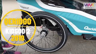 Przyczepka rowerowa Qeridoo Kidgoo 2 2019 [upl. by Odo]