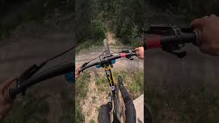 Road gap evobikepark4786 mtb downhill mtblife jump mountainbike bikelife dh crash [upl. by Toh]