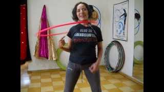 Tutoriales Hula hooping en español Hularamma 7 Meter y sacar brazos y cabeza [upl. by Nowaj417]