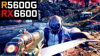 The Outer Worlds  Ryzen 5 5600G  RX 6600  GAMING TEST [upl. by Eceirehs367]