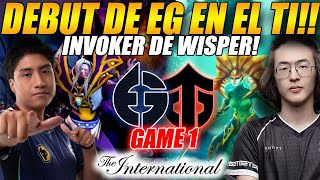 🔵EG vs ENTITY🟡G1bo2 Debut de EG en el TI EL INVOKER DE WISPER  TI2023 dota2 [upl. by Waltner]