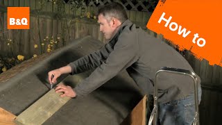 How to felt a shed roof [upl. by Pascha174]