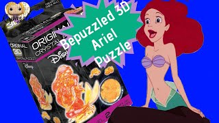 Bepuzzled 3D Crystal Puzzle Ariel Time Lapse [upl. by Eelynnhoj945]