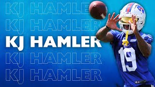 Can KJ Hamler make a late push and earn a spot on the Buffalo Bills roster [upl. by Sirob]