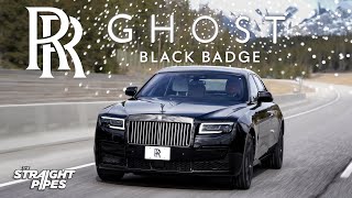 2022 RollsRoyce Black Badge Ghost Review  Heres Why it Costs 600000 [upl. by Sjoberg487]