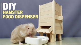 How To Make Pet Food Dispenser for Hamster [upl. by Leong]