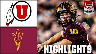 Utah Utes vs Arizona State Sun Devils  Full Game Highlights  ESPN College Football [upl. by Enyaht]