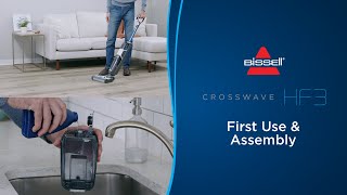 First Use  CrossWave® HF3 MultiSurface Wet Dry Vac [upl. by Ibot]