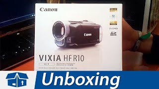 Canon VIXIA HF R10  Unboxing en Español [upl. by Colan390]