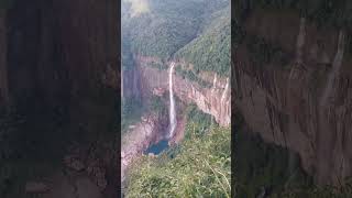 Nohkalikai waterfall Cherrapunji Meghalaya driver contact number 7002 485 597 [upl. by Aohk]