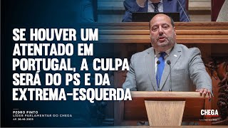 Se houver um atentado em Portugal a culpa será do PS e da extremaesquerda [upl. by Mahgem]