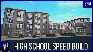 High School Speed Build  Welcome to Bloxburg [upl. by Ewart721]