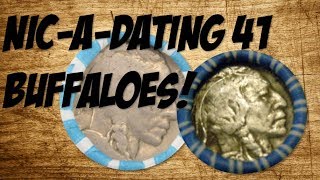 USING NICADATE ON 41 DATELESS BUFFALO NICKELS FOUND KEY DATE [upl. by Jenette]