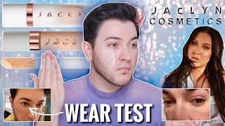 Testing the new Jaclyn Cosmetics Complexion Collection My honest thoughts [upl. by Ykcin]