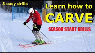 Learn how to CARVE  3 EASY DRILLS [upl. by Burbank991]