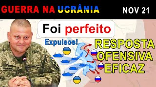 21 de Nov ATAQUE DE TANQUES À QUEIMAROUPA Soldados Russos ERRADICADOS [upl. by Jarnagin]